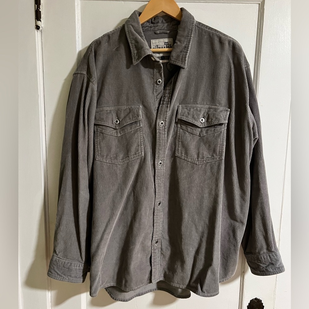 Levi’s Men's Gray Corduroy Shirt/Jacket, XL